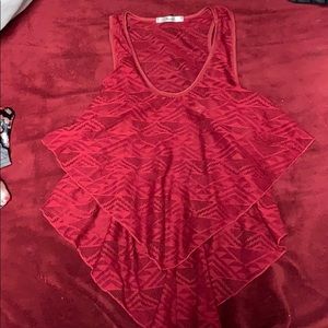 Red party shirt